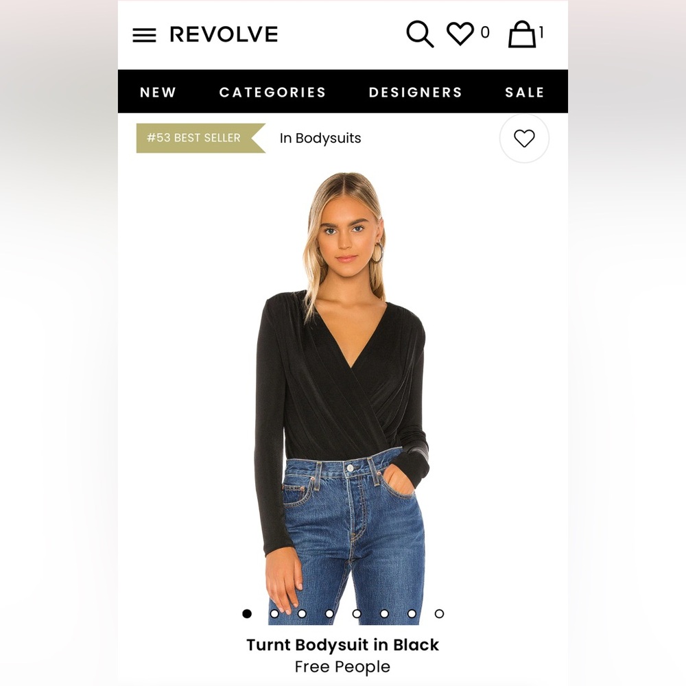 Free People | Turnt Bodysuit in Black